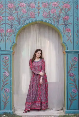 Stunning Digital Printed Maxi - 2 Pcs Set
