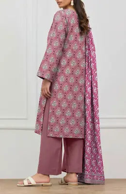 3 Pcs Women's Unstitched Printed Suit